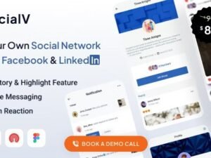 SocialV Mobile App Template
