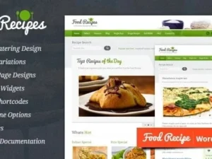 Food Recipes nulled Themes