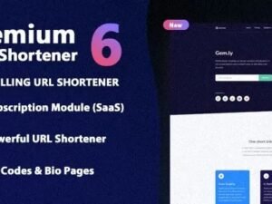 Premium URL Shortener Nulled PHP Script