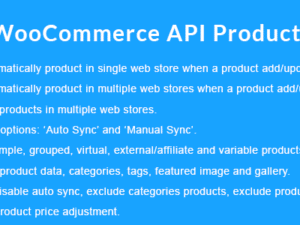 WooCommerce API Product Sync nulled plugin