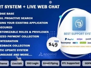 Support System Nulled Script