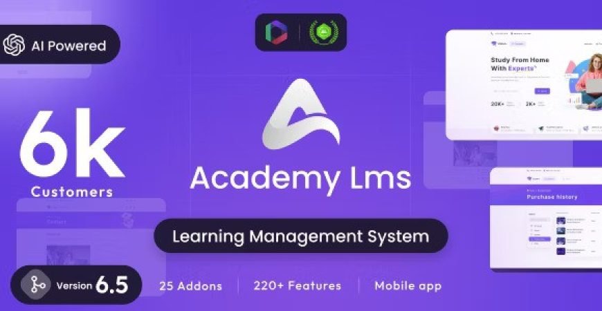 Academy LMS Nulled PHP Script