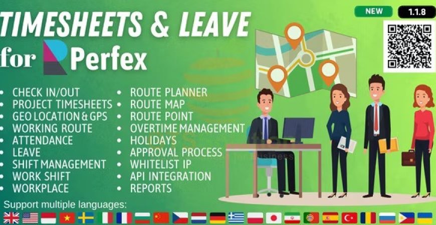 Timesheets and Leave Management module for Perfex CRM Nulled PHP Script