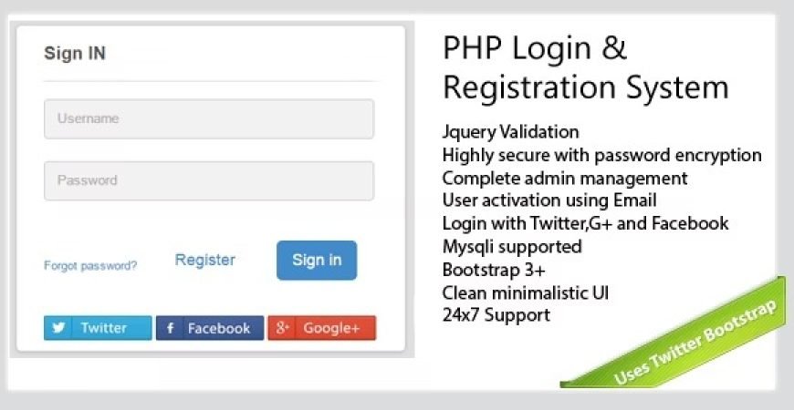 Secure-PHP-Login Nulled PHP Script