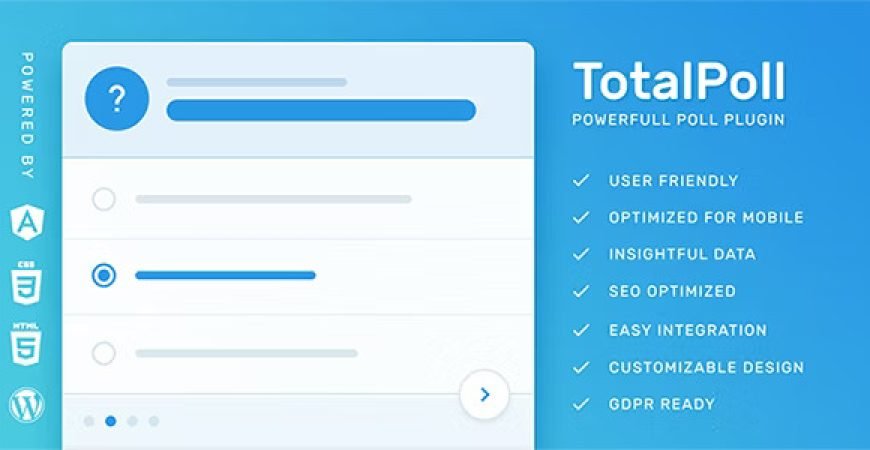 TotalPoll Pro Nulled Plugin