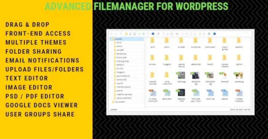 File Manager Plugin For WordPress nulled plugin