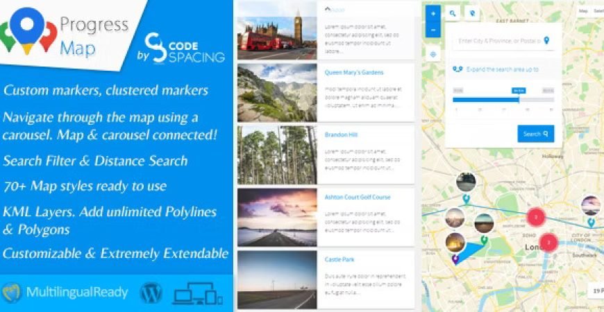 Progress Map nulled plugin