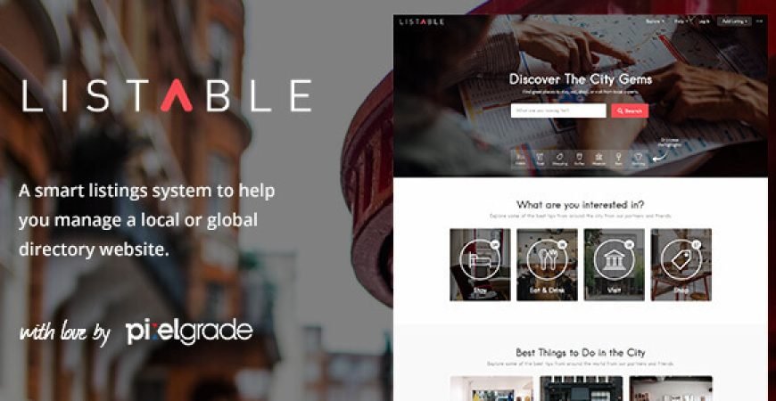 LISTABLE nulled theme