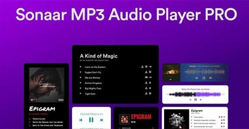 Sonaar MP3 Audio Player PRO nulled plugin