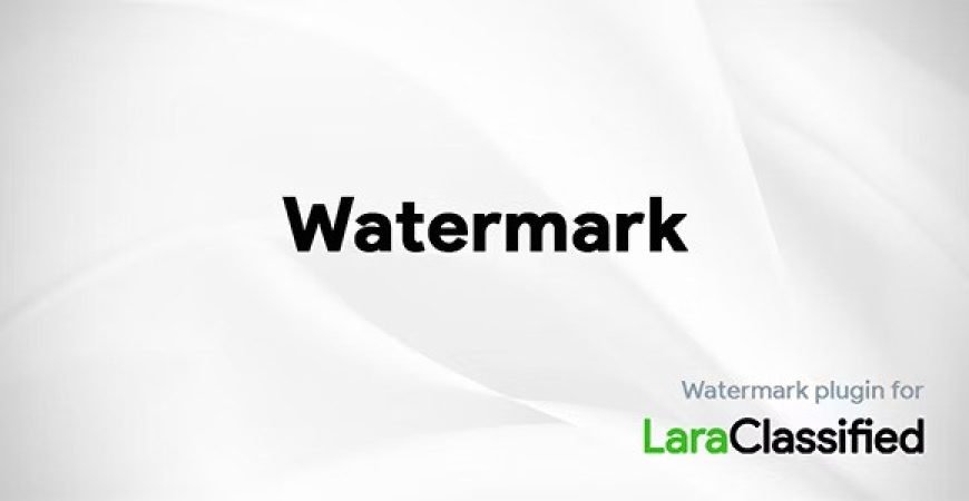 Watermark Plugin Nulled Script