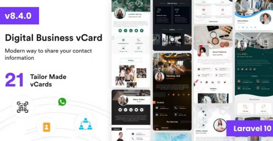 VCard SaaS Nulled PHP Script